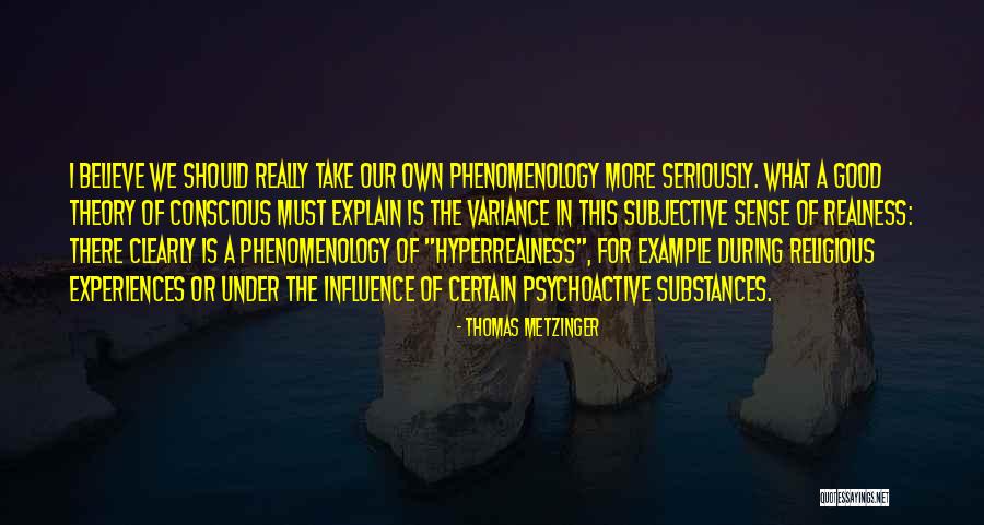 Hyperrealness Quotes By Thomas Metzinger Hyperrealness Quotes By Thomas Metzinger