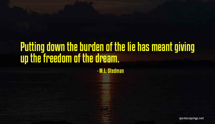 Hyphenated Italians Quotes By M.L. Stedman