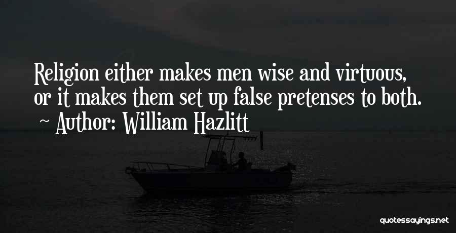 Hypocrisy And Religion Quotes By William Hazlitt
