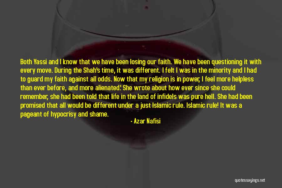 Hypocrisy In Religion Quotes By Azar Nafisi Hypocrisy In Religion Quotes By Azar Nafisi