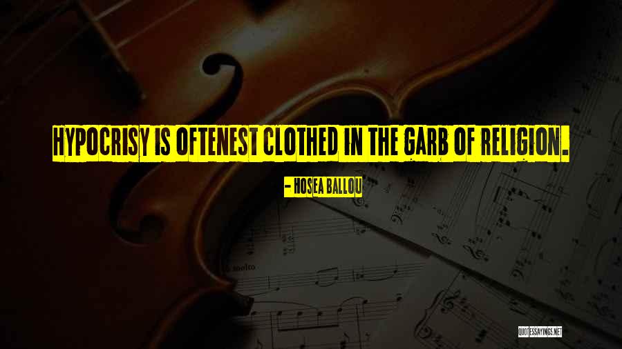 Hypocrisy In Religion Quotes By Hosea Ballou Hypocrisy In Religion Quotes By Hosea Ballou