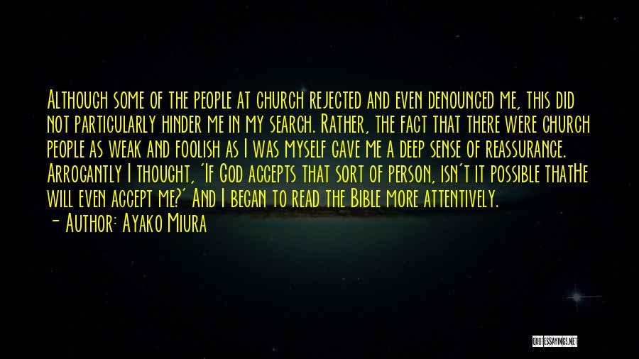 Hypocrites In Church Quotes By Ayako Miura