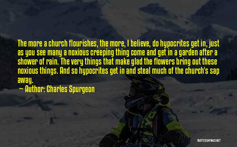 Hypocrites In Church Quotes By Charles Spurgeon