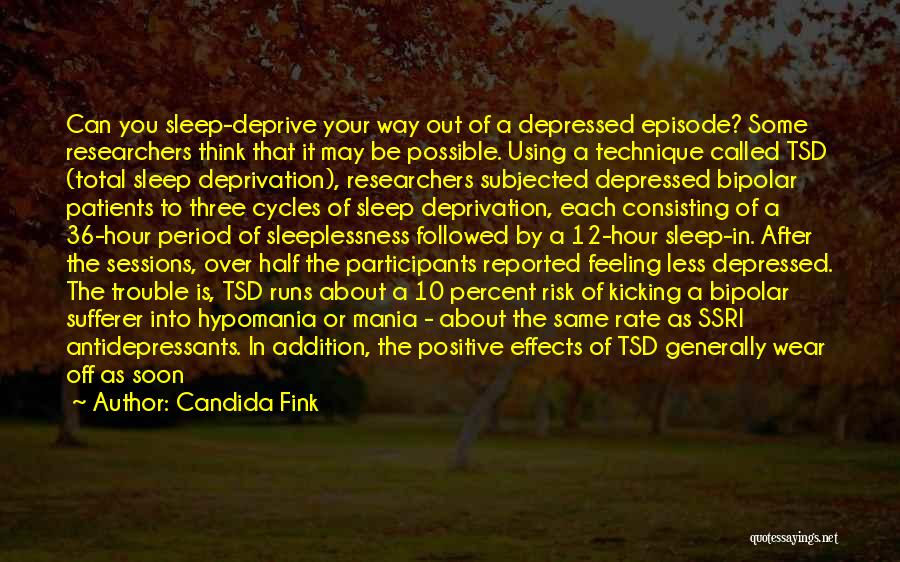 Hypomania Quotes By Candida Fink