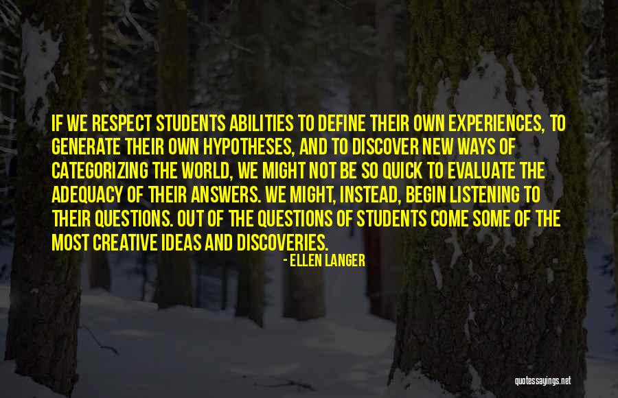 Hypotheses Define Quotes By Ellen Langer Hypotheses Define Quotes By Ellen Langer