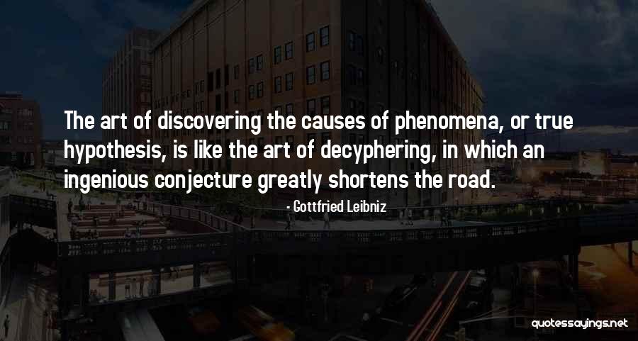 Hypothesis Quotes By Gottfried Leibniz Hypothesis Quotes By Gottfried Leibniz