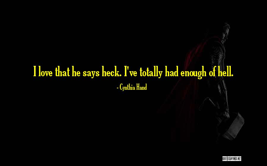 Hyungjin Quotes By Cynthia Hand Hyungjin Quotes By Cynthia Hand