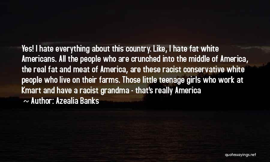 I A Country Girl Quotes By Azealia Banks