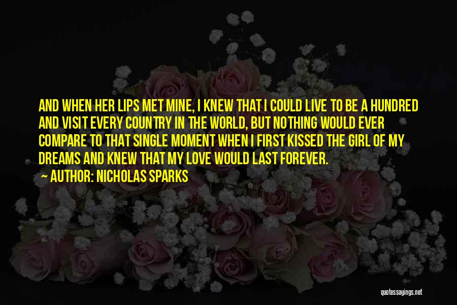 I A Country Girl Quotes By Nicholas Sparks