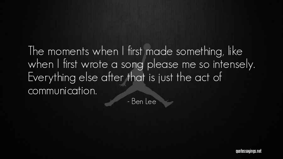 I Act Like Quotes By Ben Lee I Act Like Quotes By Ben Lee