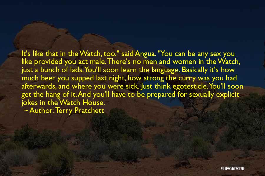 I Act Strong But I'm Not Quotes By Terry Pratchett