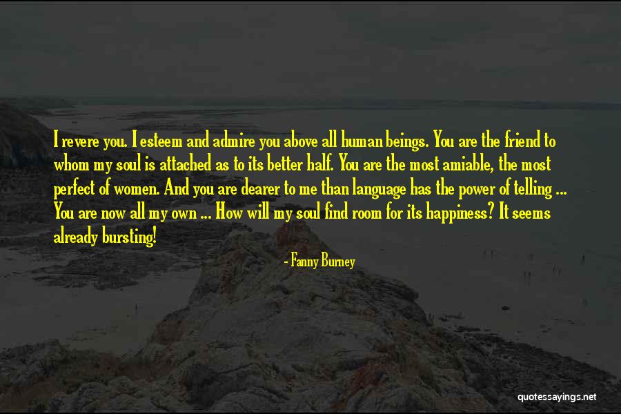 I Admire You Friend Quotes By Fanny Burney I Admire You Friend Quotes By Fanny Burney