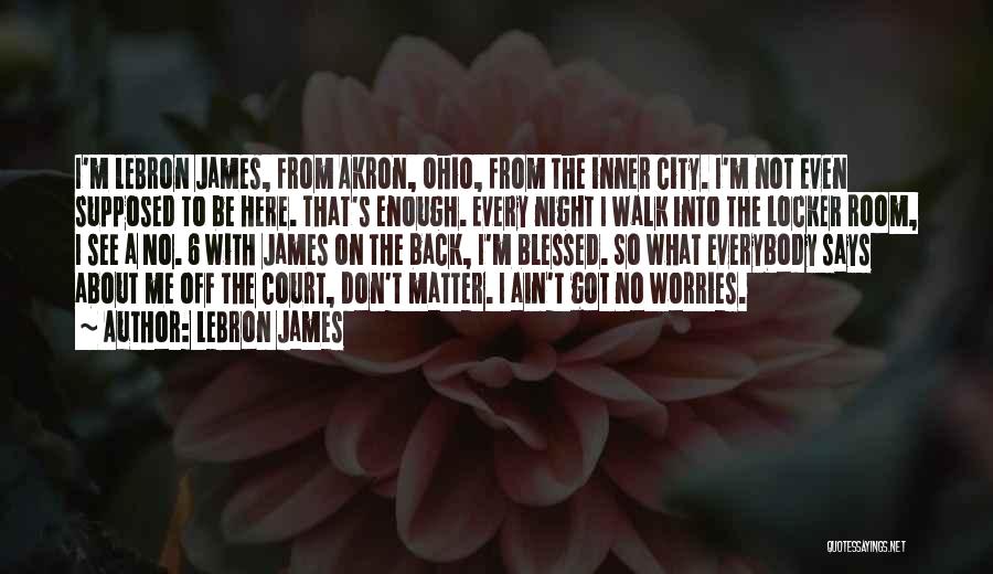 I Ain't Got No Worries Quotes By LeBron James