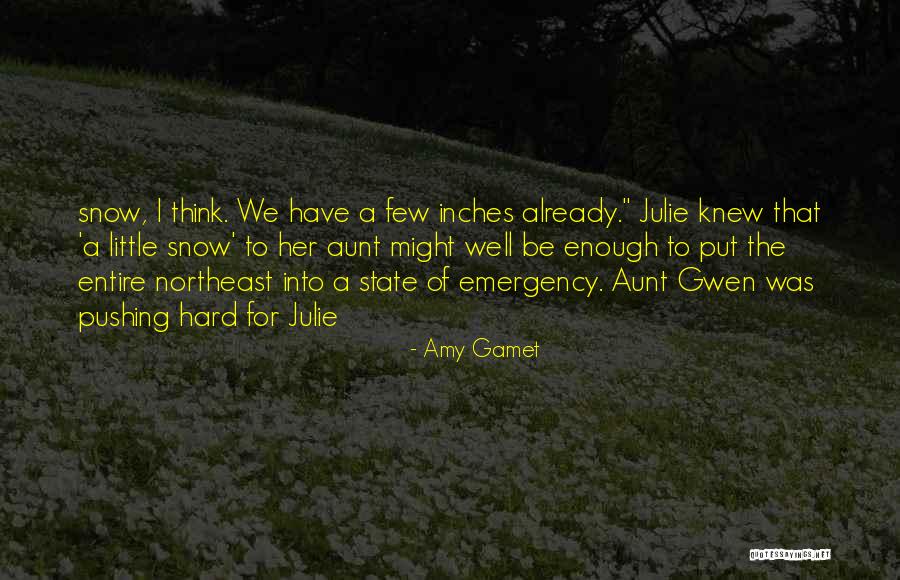 I Already Knew Quotes By Amy Gamet