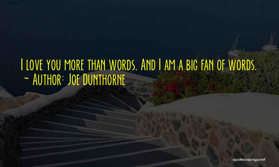 I Am A Big Fan Quotes By Joe Dunthorne