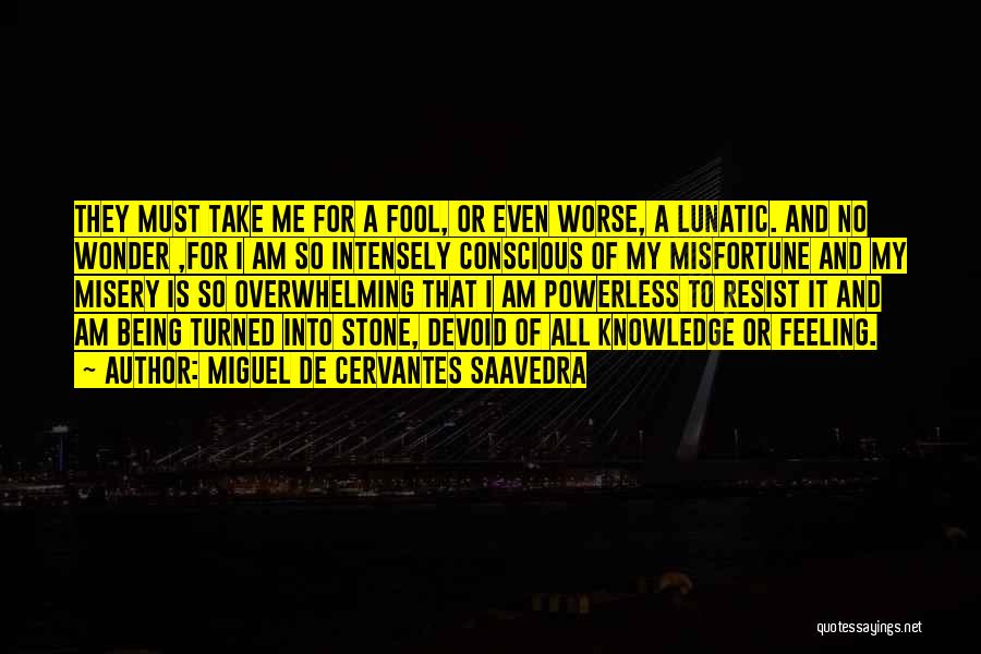 I Am A Fool Quotes By Miguel De Cervantes Saavedra