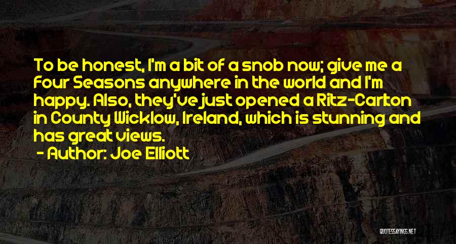I Am A Snob Quotes By Joe Elliott