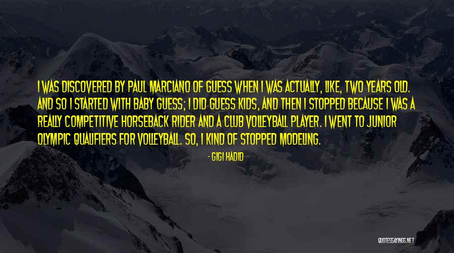 I Am A Volleyball Player Quotes By Gigi Hadid I Am A Volleyball Player Quotes By Gigi Hadid