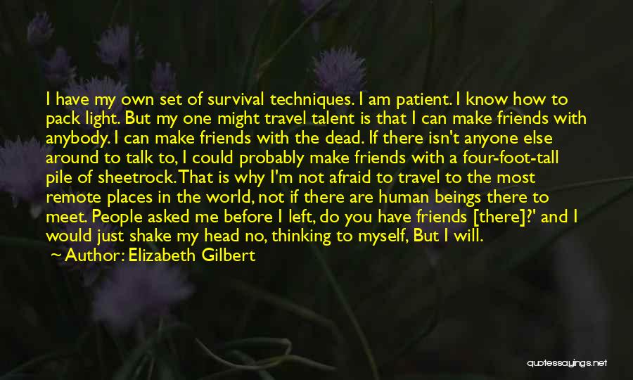 I Am Afraid To Talk To You Quotes By Elizabeth Gilbert