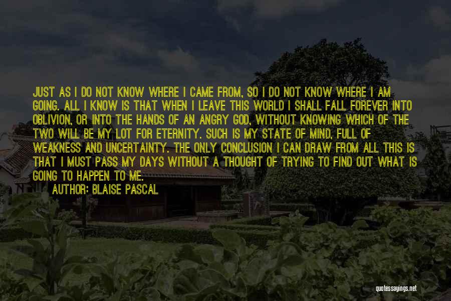 I Am All Knowing Quotes By Blaise Pascal