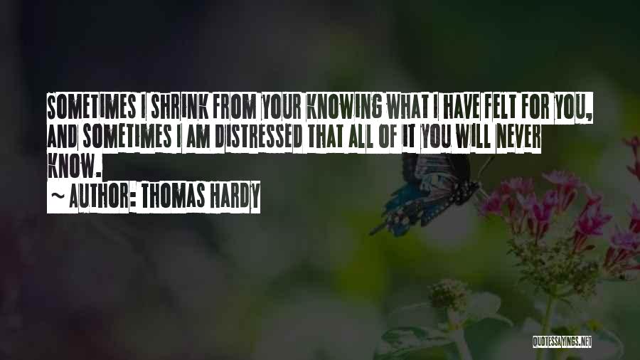 I Am All Knowing Quotes By Thomas Hardy