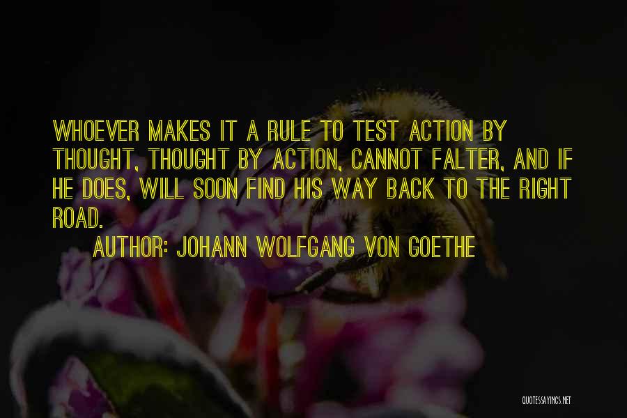 I Am Back In Action Quotes By Johann Wolfgang Von Goethe