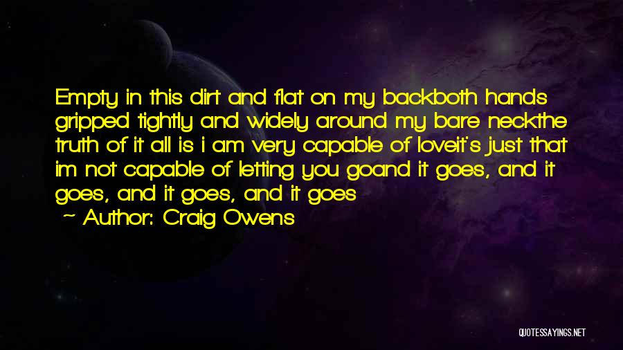 I Am Back Love Quotes By Craig Owens