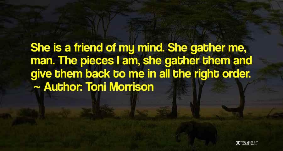 I Am Back Love Quotes By Toni Morrison