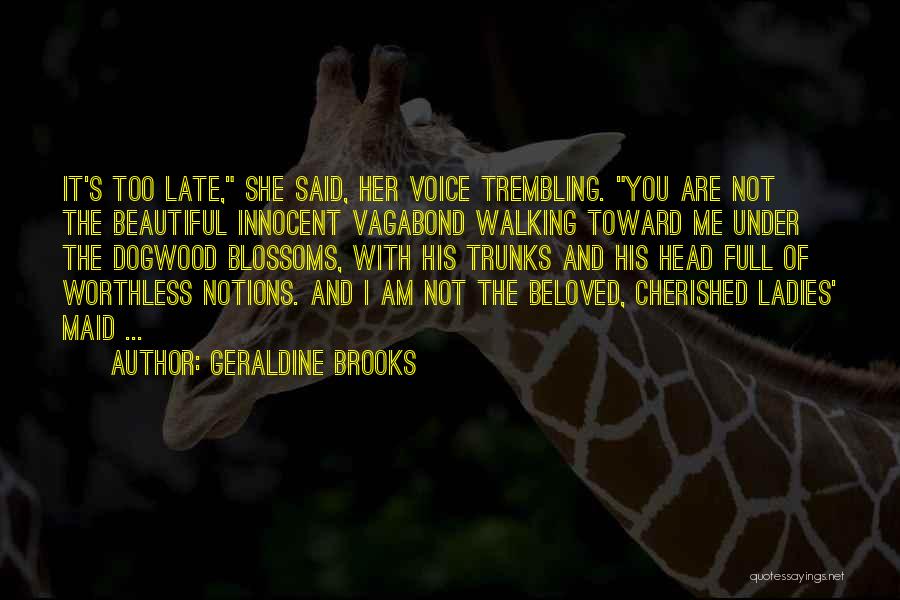 I Am Beautiful Quotes By Geraldine Brooks