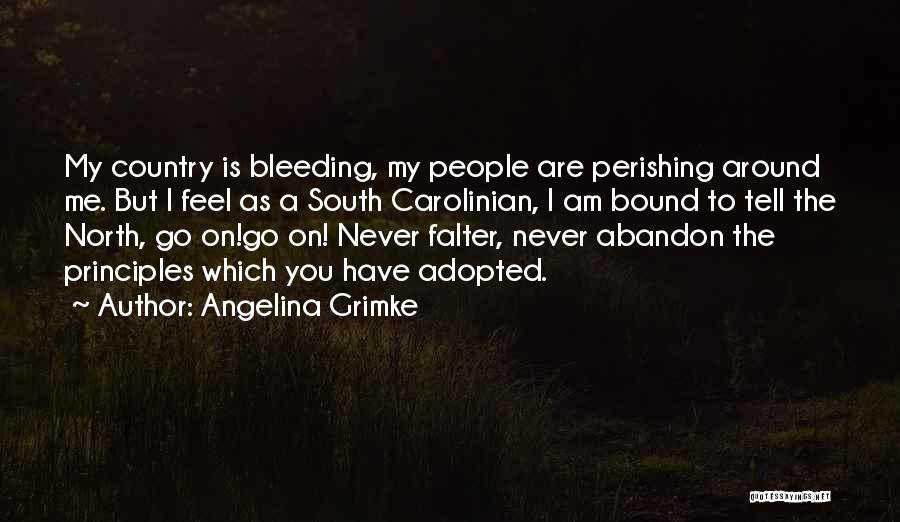 I Am Bleeding Quotes By Angelina Grimke