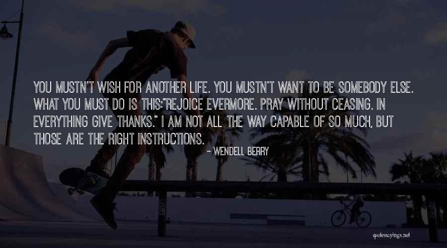 I Am Capable Quotes By Wendell Berry I Am Capable Quotes By Wendell Berry
