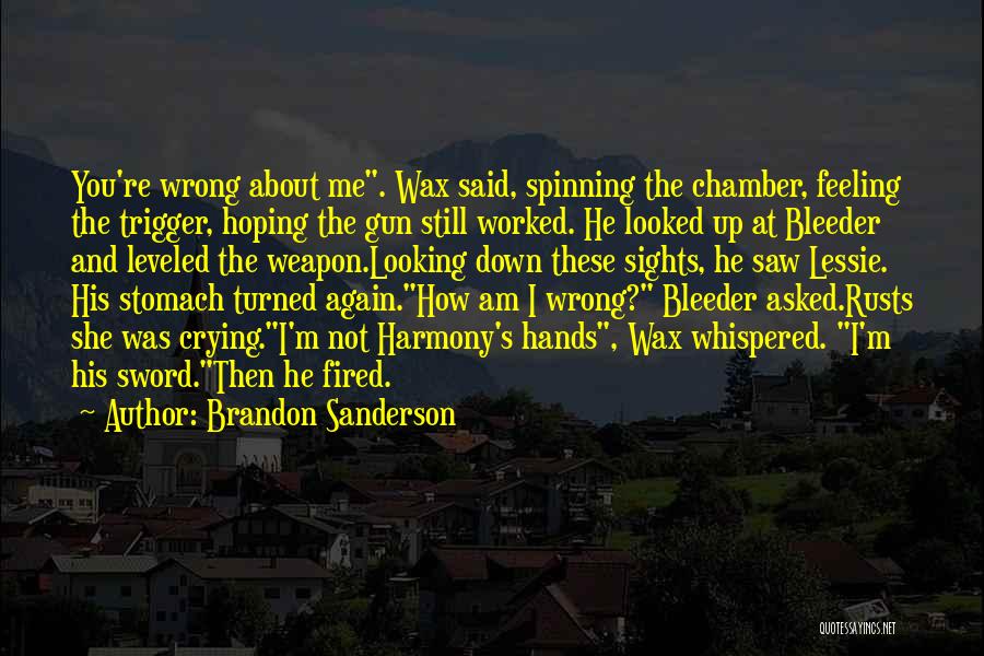 I Am Crying Quotes By Brandon Sanderson