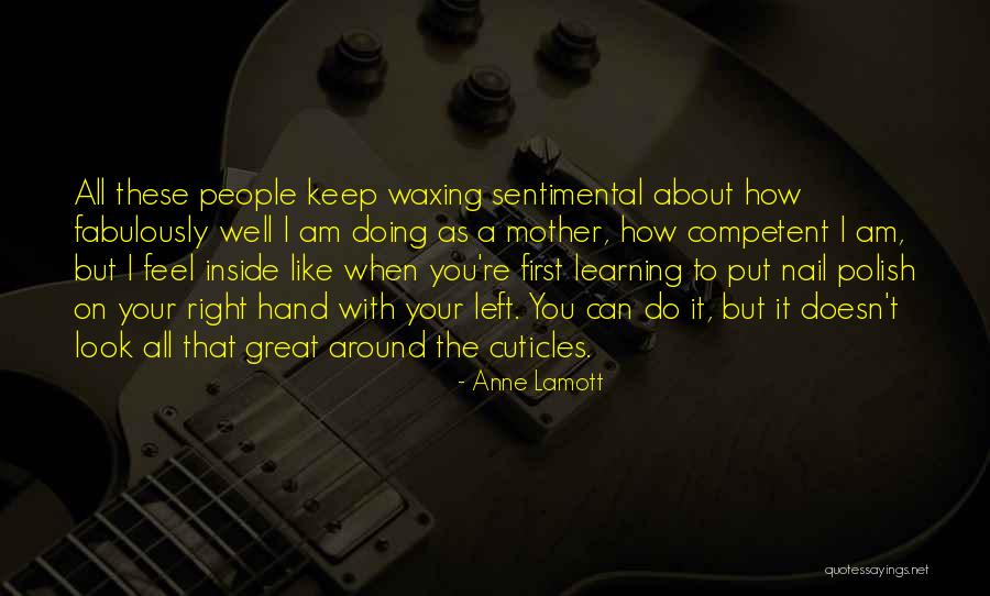 I Am Doing Well Quotes By Anne Lamott