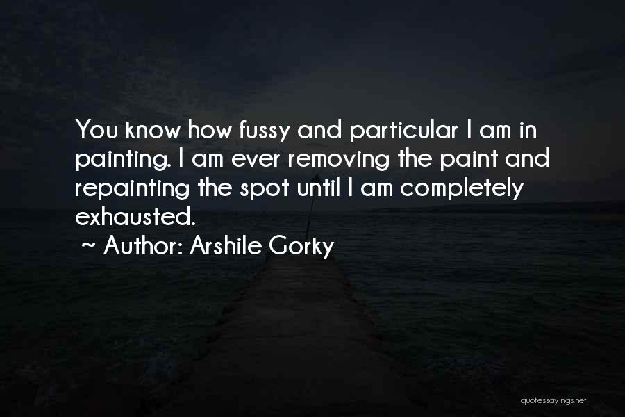 I Am Exhausted Quotes By Arshile Gorky