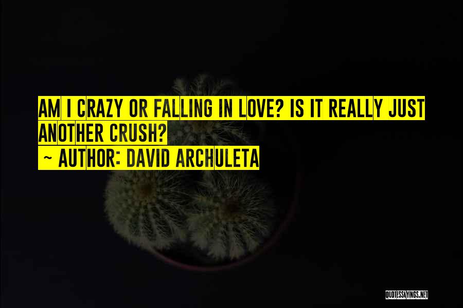 I Am Falling In Love Quotes By David Archuleta