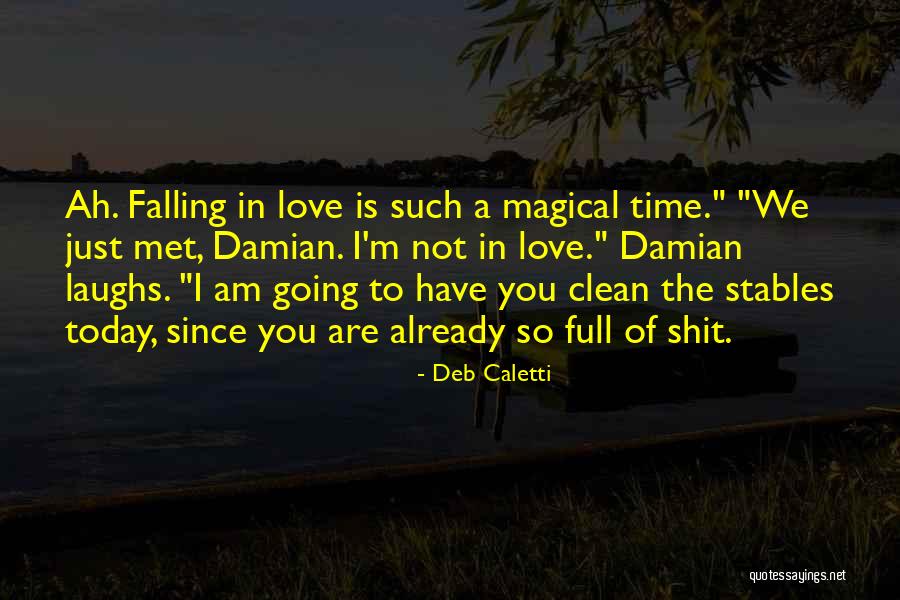 I Am Falling In Love Quotes By Deb Caletti