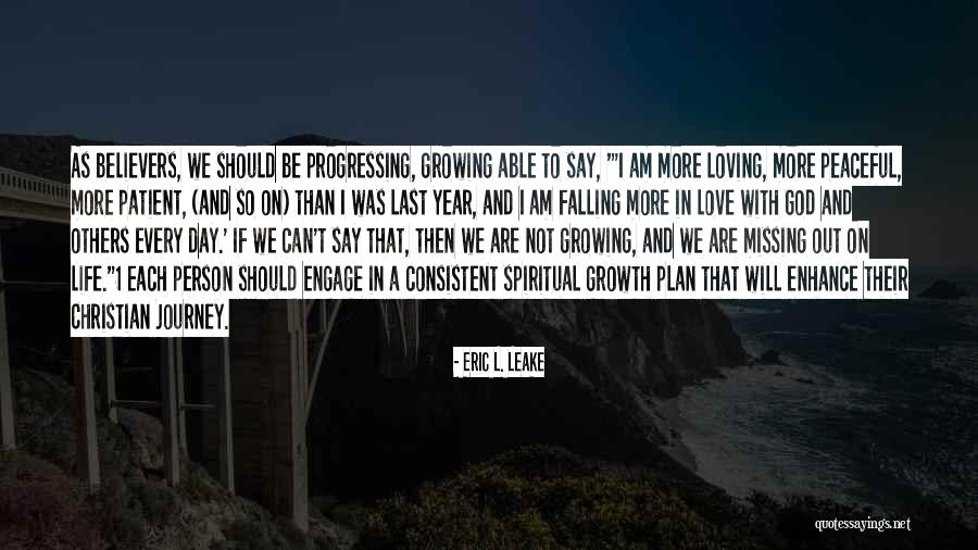 I Am Falling In Love Quotes By Eric L. Leake