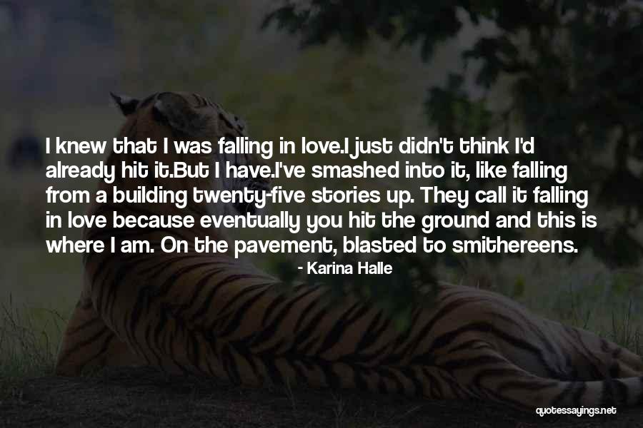 I Am Falling In Love Quotes By Karina Halle