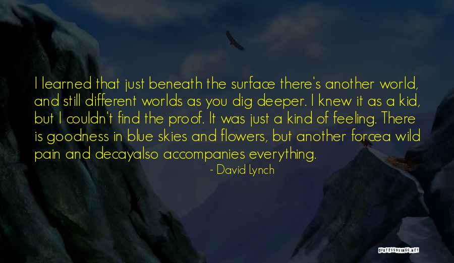 I Am Feeling Blue Quotes By David Lynch