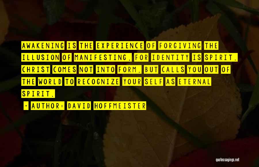 I Am Forgiving You Quotes By David Hoffmeister