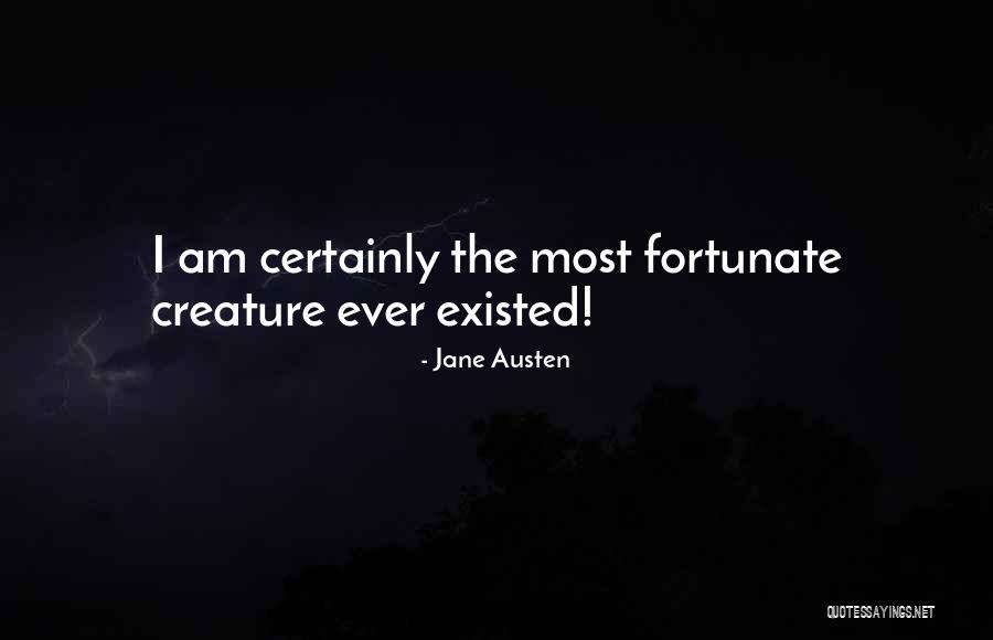 I Am Fortunate Quotes By Jane Austen I Am Fortunate Quotes By Jane Austen