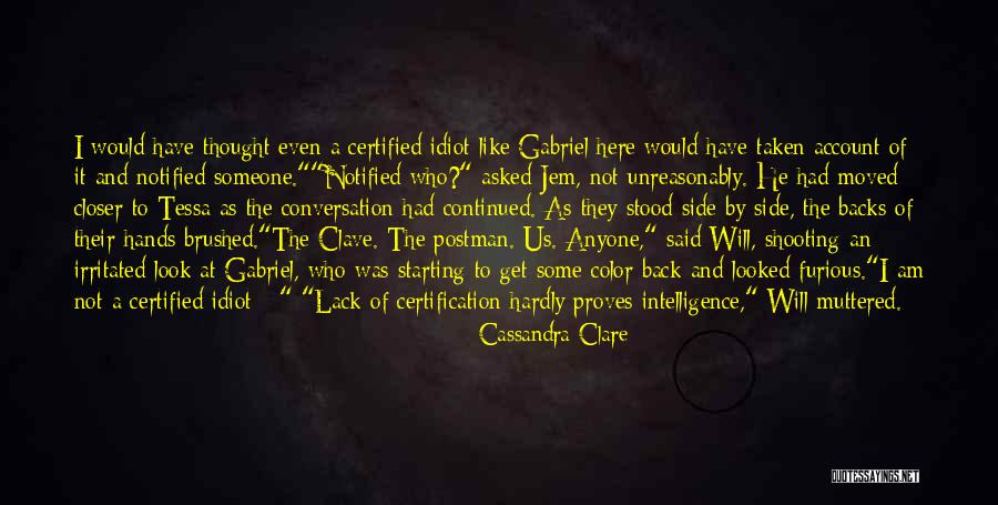 I Am Gabriel Quotes By Cassandra Clare I Am Gabriel Quotes By Cassandra Clare