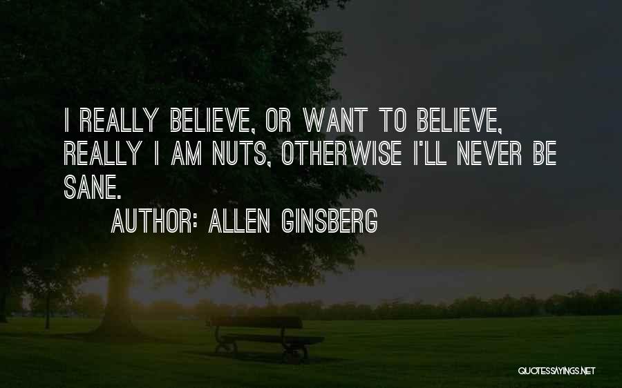 I Am Going Nuts Quotes By Allen Ginsberg