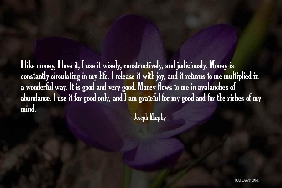 I Am Grateful For My Life Quotes By Joseph Murphy