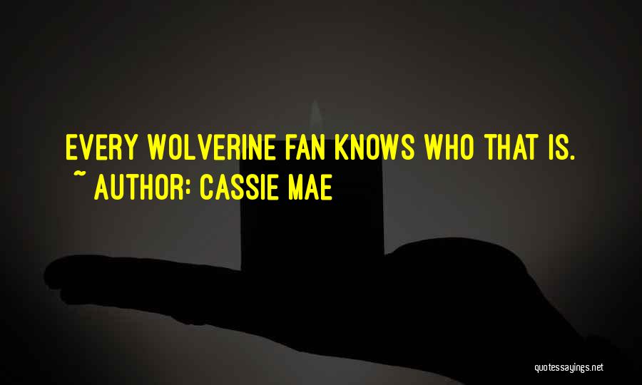 I Am His Fan Quotes By Cassie Mae