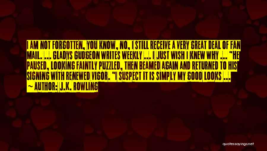 I Am His Fan Quotes By J.K. Rowling