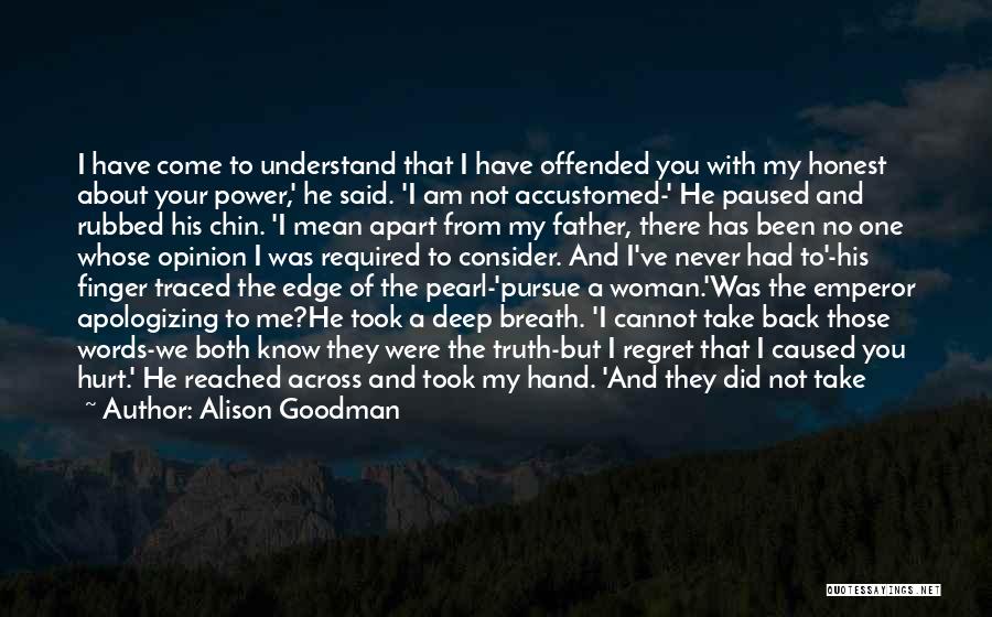 I Am His Woman Quotes By Alison Goodman