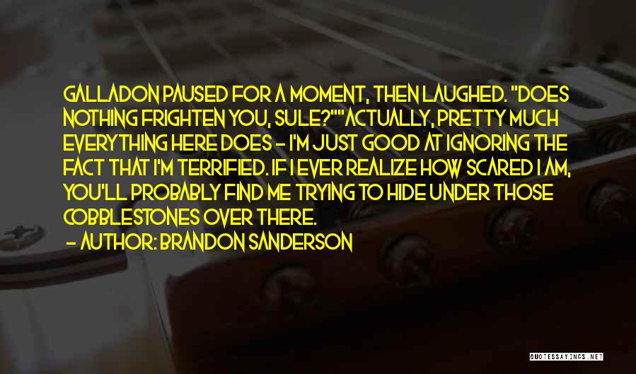 I Am Ignoring You Quotes By Brandon Sanderson