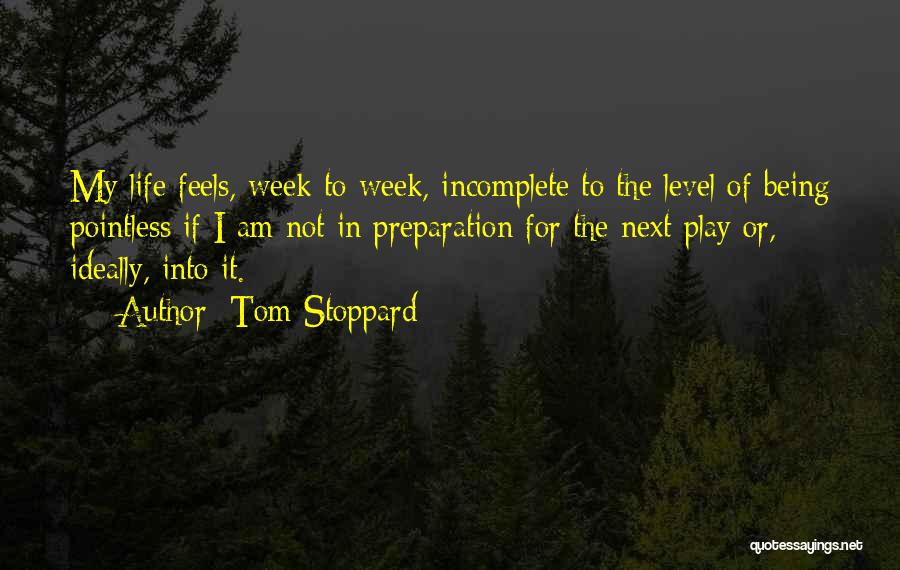 I Am Incomplete Quotes By Tom Stoppard