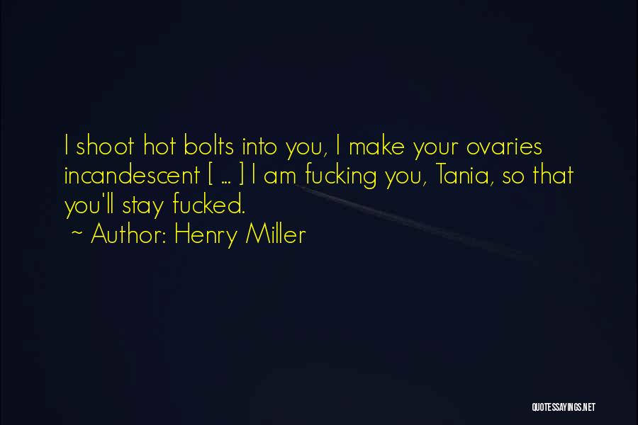 I Am Into You Quotes By Henry Miller